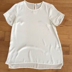 DR2 sheer white T